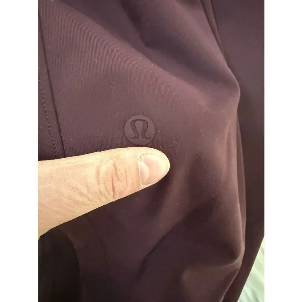 lululemon athletica Women's Maroon Full length Joggers - Size 8